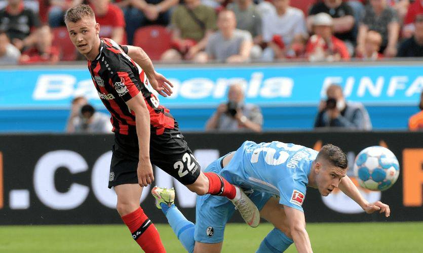 关于勒沃库森队众志成城，逆转战胜弗赖堡的信息